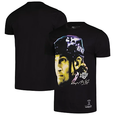 Mitchell  Ness Wayne Gretzky Los Angeles Kings Big Face T-Shirt