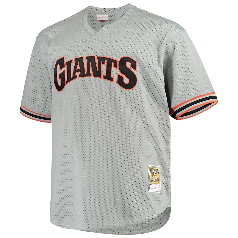 Mitchell  Ness Will Clark San Francisco Giants Big Tall Cooperstown Collection Mesh Batting Practice Jersey