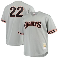 Mitchell  Ness Will Clark San Francisco Giants Big Tall Cooperstown Collection Mesh Batting Practice Jersey