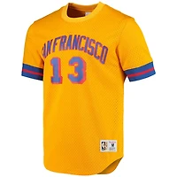 Mitchell  Ness Wilt Chamberlain San Francisco Warriors 1962 Mesh Name  Number T-Shirt