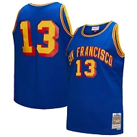 Mitchell  Ness Wilt Chamberlain San Francisco Warriors Hardwood Classics 1963 64 Swingman Jersey