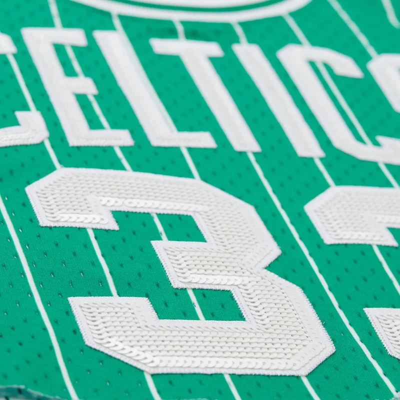 Mitchell  Ness x DANNIJO Larry Bird Kelly Boston Celtics Fashion Cropped Basketball Jersey
