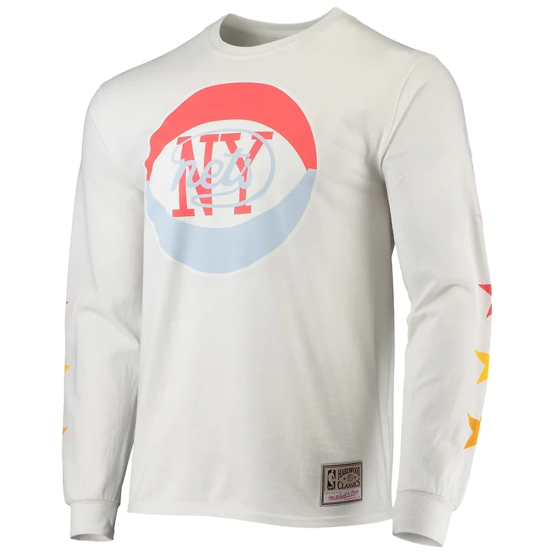 Mitchell  Ness x Uninterrupted New Jersey Nets Hardwood Classics Long Sleeve T-Shirt