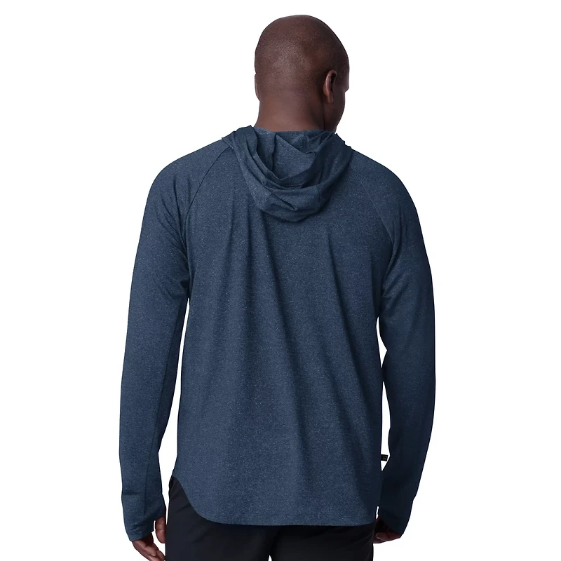 MSX by Michael Strahan St Louis Blues Fast Track Raglan Long Sleeve Hoodie T-Shirt