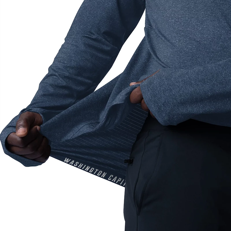 MSX by Michael Strahan Washington Capitals Fast Track Raglan Long Sleeve Hoodie T-Shirt