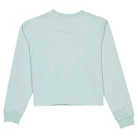 New Era Atlanta Braves Breeze Logo Select Cropped Long Sleeve T-Shirt