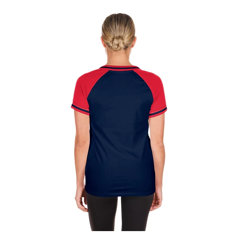 New Era Atlanta Braves Gameday V-Neck T-Shirt