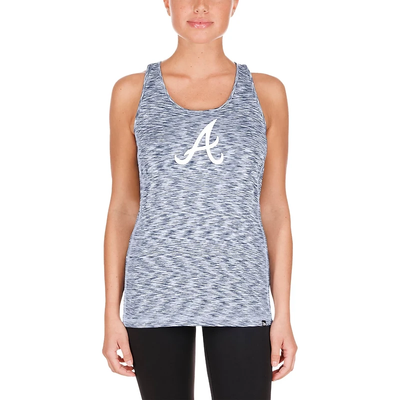 New Era Atlanta Braves Space Dye Keyhole Back Tank Top
