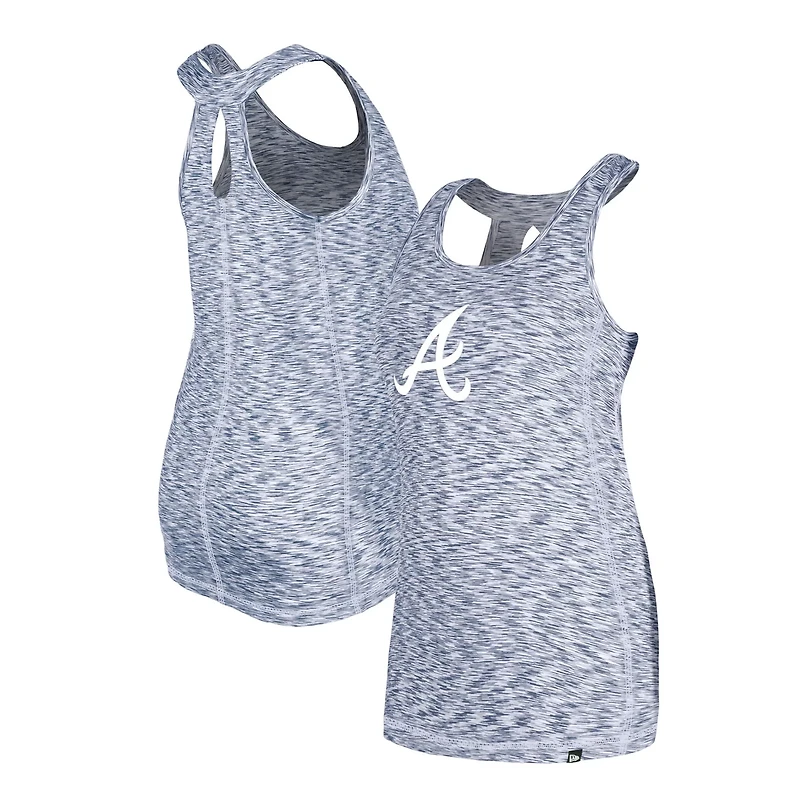 New Era Atlanta Braves Space Dye Keyhole Back Tank Top
