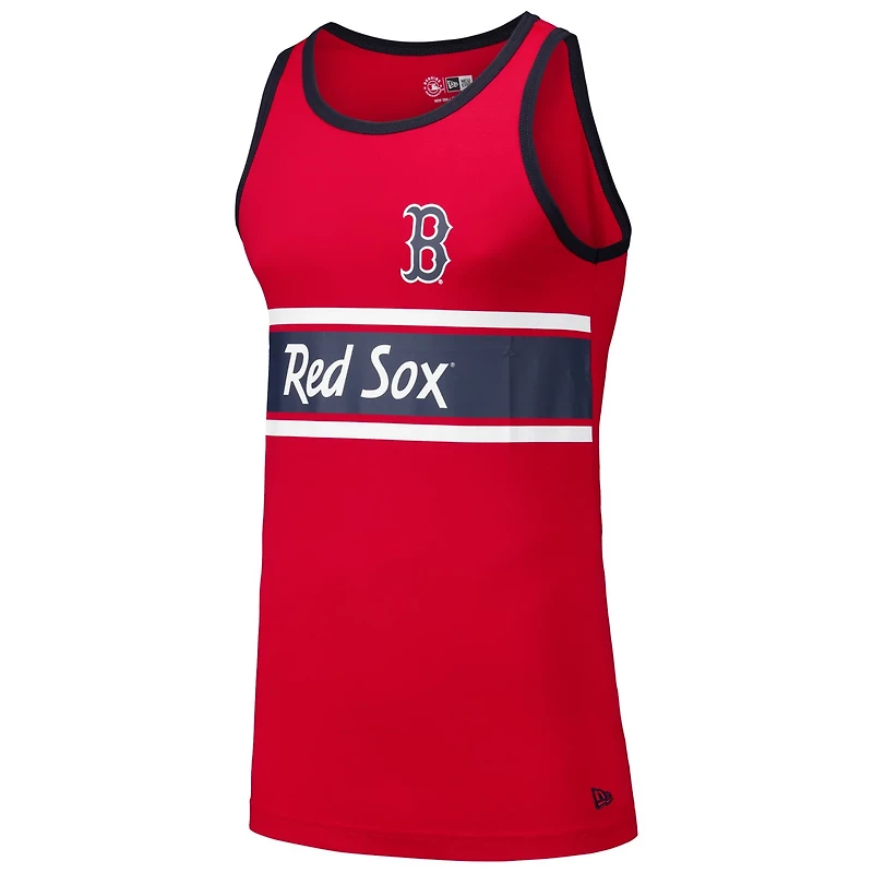 New Era Boston Sox Jersey Ringer Tank Top