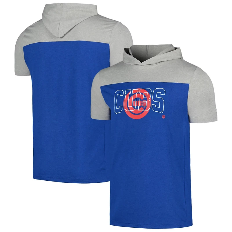 New Era Chicago Cubs Active Brushed Hoodie T-Shirt