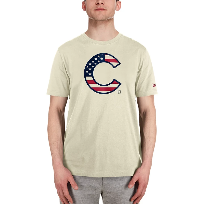 New Era Chicago Cubs Americana Flag Fill T-Shirt