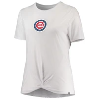 New Era Chicago Cubs Plus 2-Hit Front Knot T-Shirt