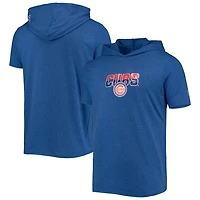 New Era Heathered Chicago Cubs Hoodie T-Shirt