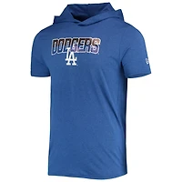 New Era Heathered Los Angeles Dodgers Hoodie T-Shirt