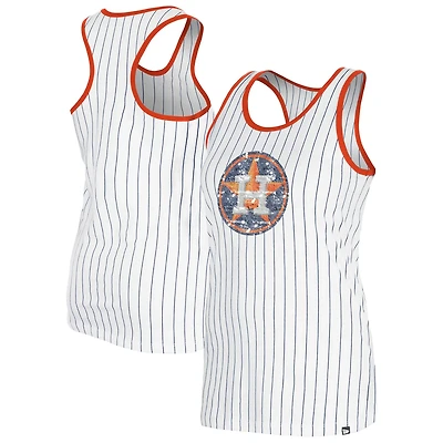 New Era Houston Astros Gameday Pinstripe Tank Top