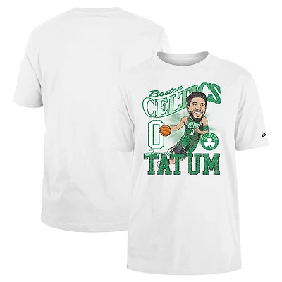 New Era Jayson Tatum Boston Celtics Caricature Player T-Shirt