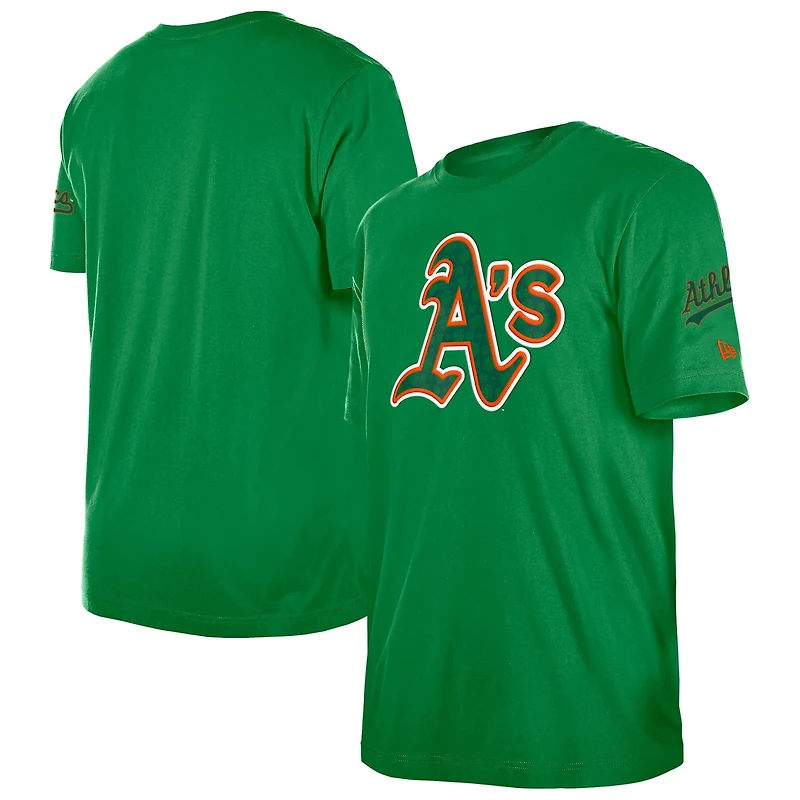 New Era Kelly Athletics St Patrick's Day Shamrock Fill T-Shirt