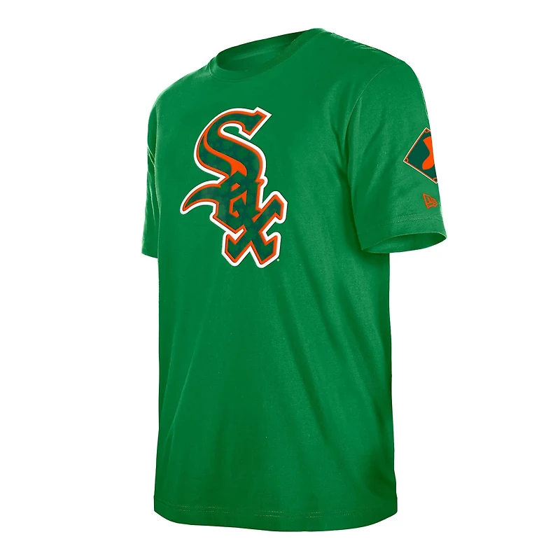 New Era Kelly Chicago White Sox St Patrick's Day Shamrock Fill T-Shirt