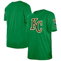 New Era Kelly Kansas City Royals St Patrick's Day Shamrock Fill T-Shirt