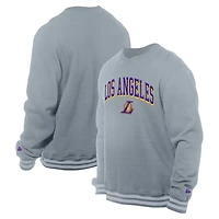 New Era Los Angeles Lakers Chenille Cross Over Pullover Sweatshirt