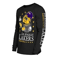 New Era Los Angeles Lakers Old School Sport Long Sleeve T-Shirt