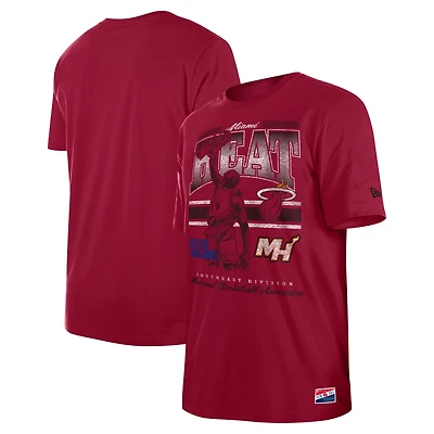 New Era Miami Heat Enzyme Wash Oversized T-Shirt