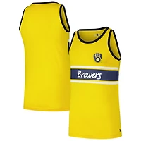 New Era Milwaukee Brewers Jersey Ringer Tank Top
