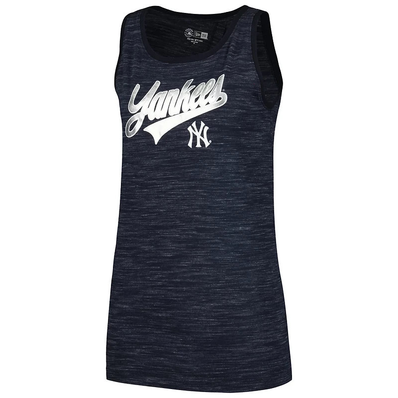 New Era York Yankees Space-Dye Active Tank Top