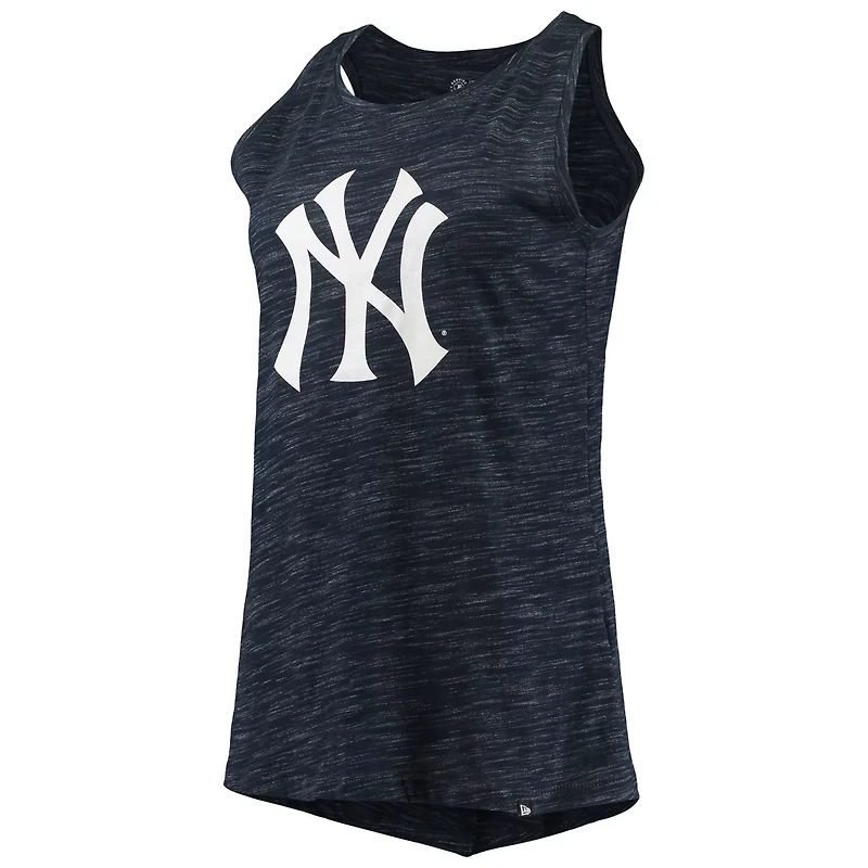 New Era New York Yankees Space Dye Back-Knot Tank Top