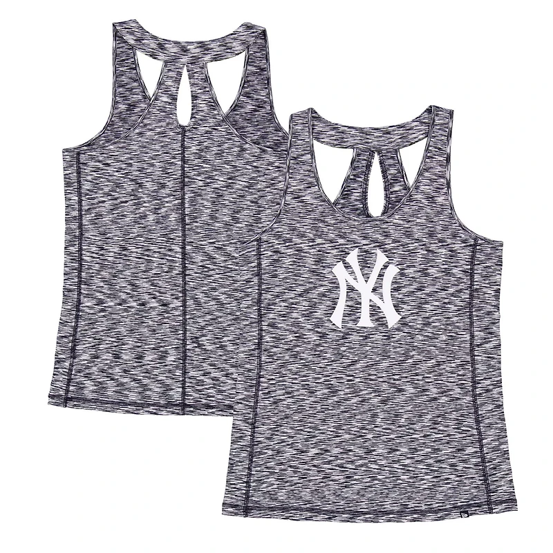 New Era York Yankees Space Dye Keyhole Back Tank Top
