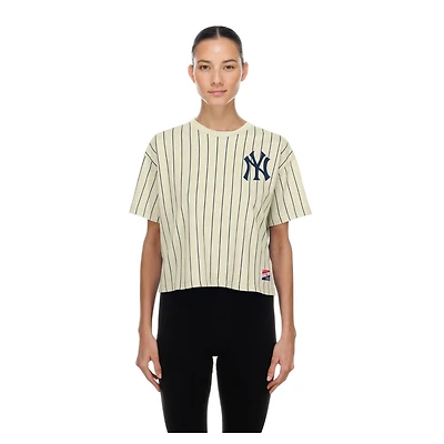 New Era York Yankees Throwback Boxy T-Shirt
