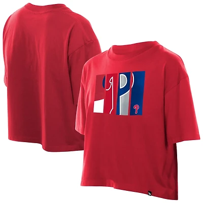 New Era Philadelphia Phillies Boxy Foil Logo T-Shirt