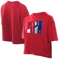 New Era Philadelphia Phillies Boxy Foil Logo T-Shirt