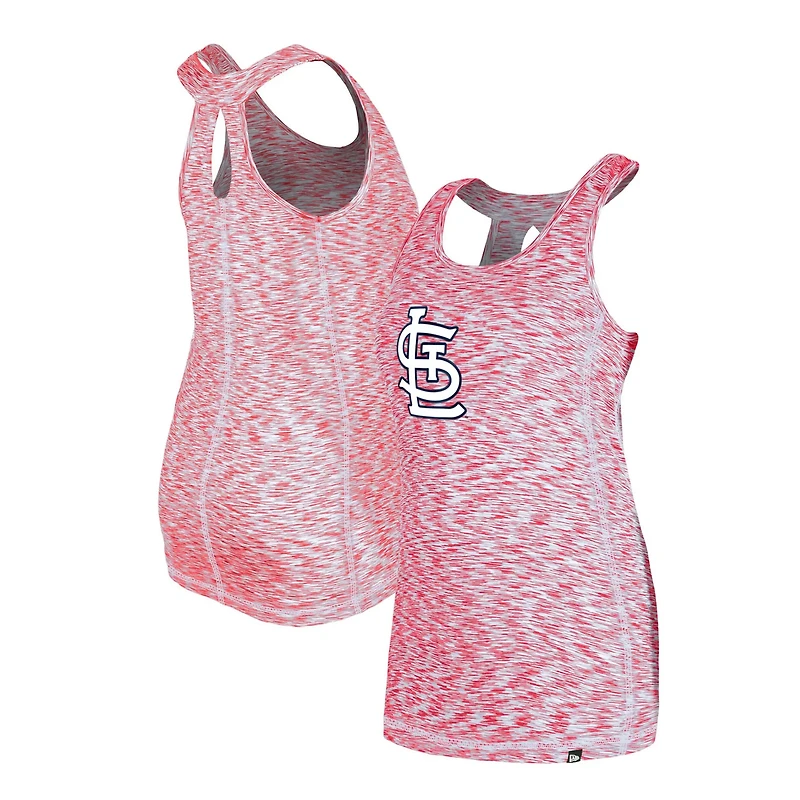 New Era St Louis Cardinals Space Dye Keyhole Back Tank Top