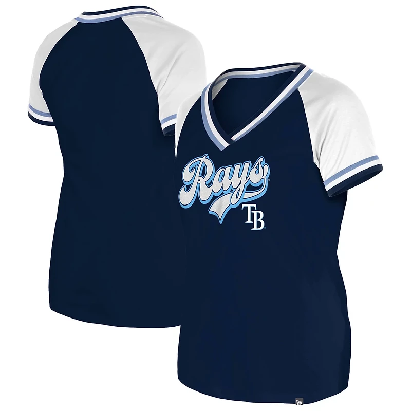 New Era Tampa Bay Rays Gameday Raglan V-Neck T-Shirt