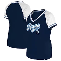 New Era Tampa Bay Rays Gameday Raglan V-Neck T-Shirt