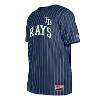 New Era Tampa Bay Rays Throwback Pinstripe T-Shirt