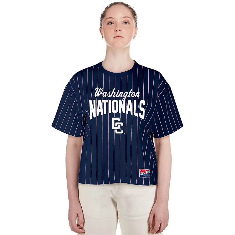 New Era Washington Nationals 2025 City Connect Pinstripe T-Shirt