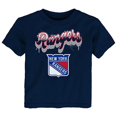 New York Rangers Bubbly Script T-Shirt
