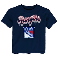 New York Rangers Bubbly Script T-Shirt