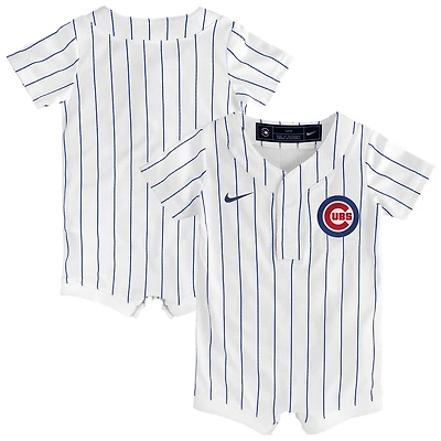 Newborn Nike Chicago Cubs Home Replica Romper Jersey