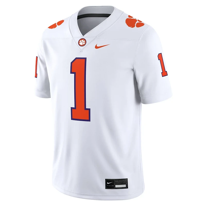 Nike 1 Clemson Tigers Game Jersey