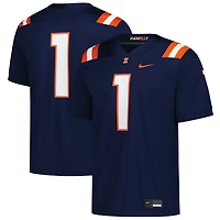 Nike 1 Illinois Fighting Illini Game Football Jersey
