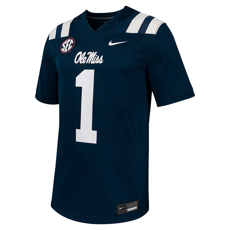 Nike 1 Ole Miss Rebels Untouchable Football Jersey