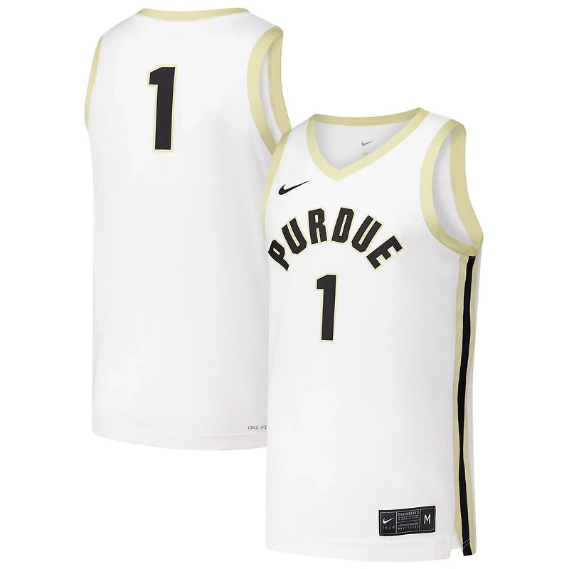 Nike 1 Purdue Boilermakers Replica Basketball Jersey