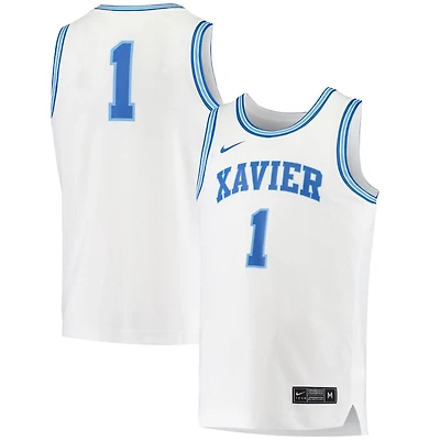Nike 1 Xavier Musketeers Replica Basketball Jersey