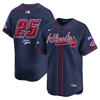 Nike 25 Atlanta Braves 2025 MLB Speedway Classic Alternate Limited Jersey