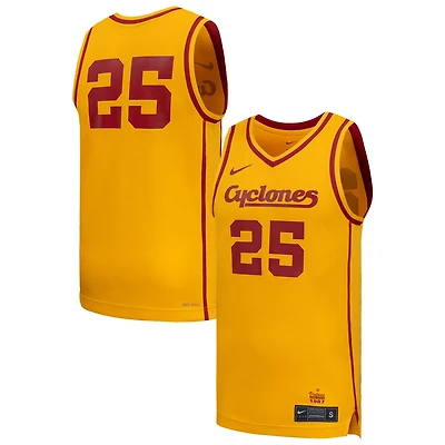 Nike 25 Iowa State Cyclones Replica Basketball Jersey