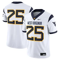 Nike 25 West Virginia Mountaineers Limited Away Game Jersey